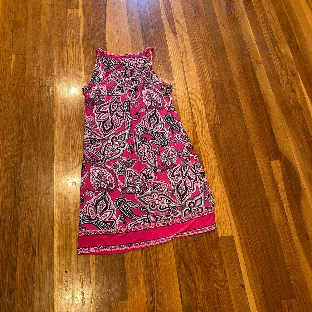 INC. Paisley Sleeveless Studded Dress Size PS - Picture 7 of 8